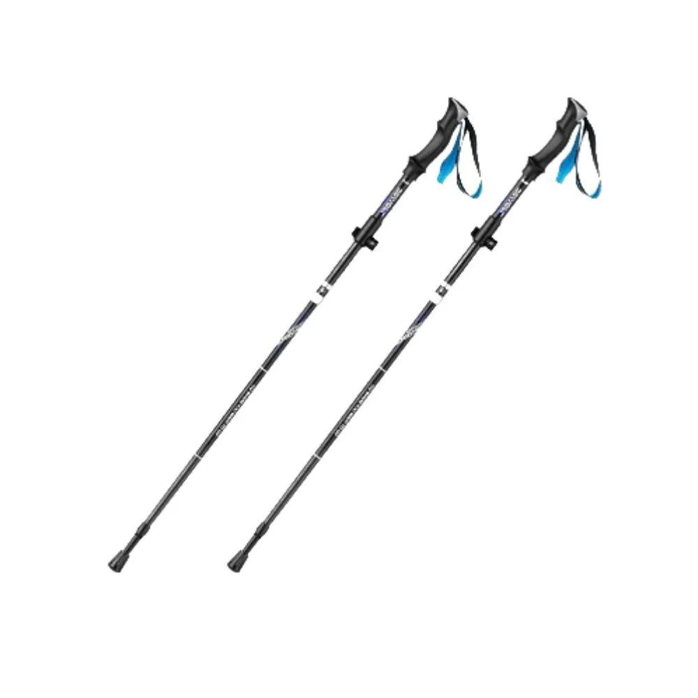 Premium Ultralight Trekking Poles – Adjustable Folding Hiking Walking Sticks, Telescopic Aluminum Poles with EVA Non-Slip Grip and Tungsten Carbide Tips, 2-Piece Set for Camping and Outdoor Adventures