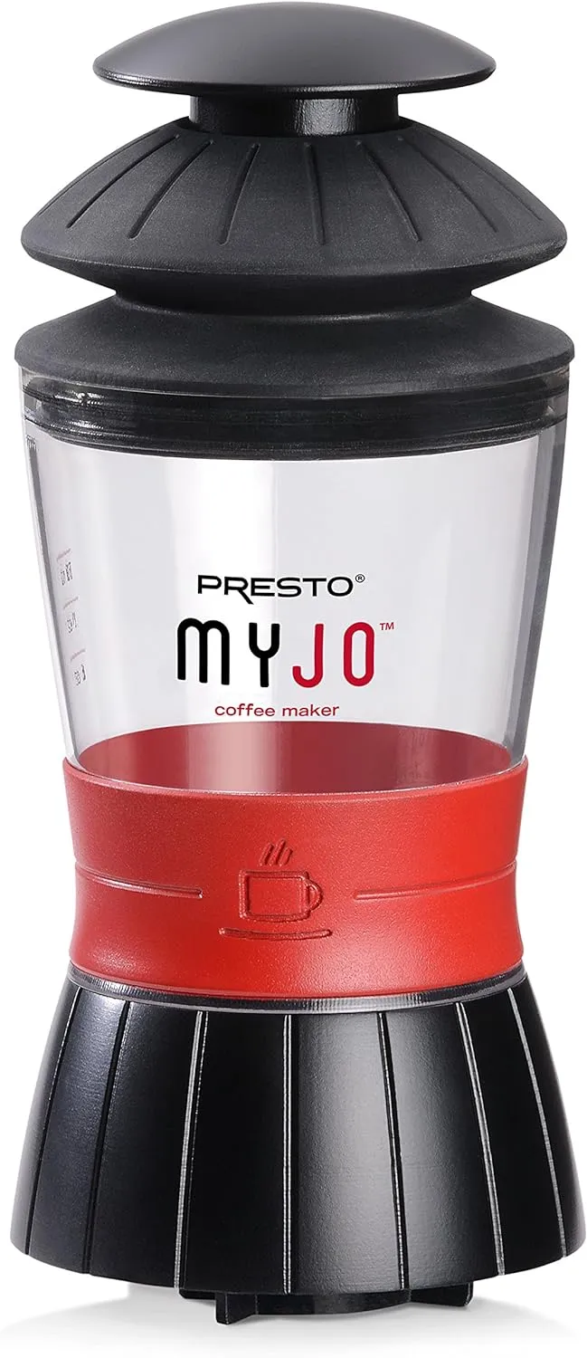 Presto 02835 MyJo® Single Cup Coffee Maker, Black, 1cup