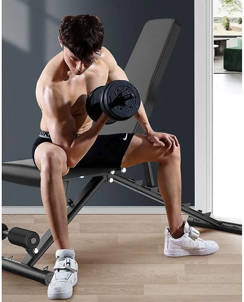 Professional Bench Press Gym Weight Bench Press Adjustable Benches Functional Weightlifting Bed Home Dumbbell Stool Foldable Fitness Chair Home Fitness Equipment