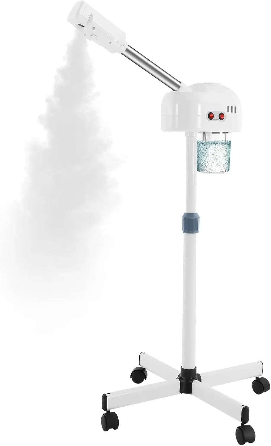 Professional Facial Steamer, Esthetician Steamer for Beauty Salon Home, Hot Mist Steam Machine with 360 Degree Rotating Nozzle, Ozone Steamer for Cleanses Skin, Unclogs Pores