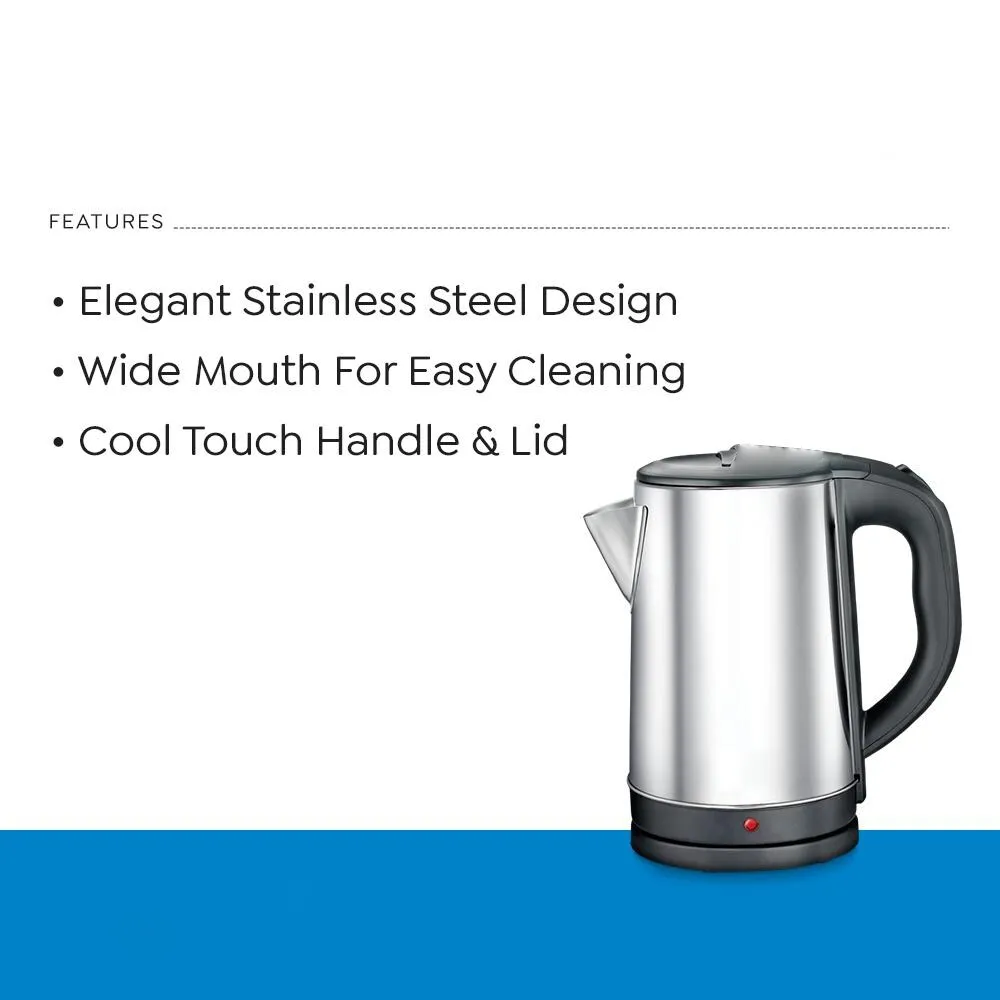Pure Stainless Steel Electric Kettle SKT353 - 2.0 Litres