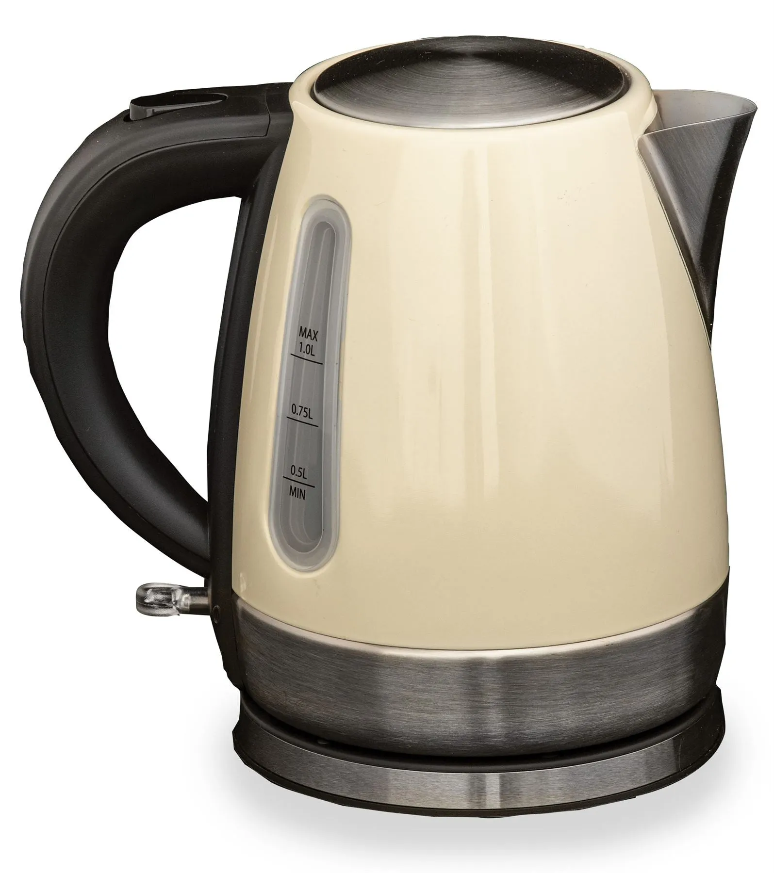 Quest Rocket 1L Caravan Motorhome Low Wattage Kettle - Cream