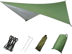 Rain Fly Tent Tarp Hammock Rain Fly Waterproof Canopy Awning for Camping Outdoor Travel, Multiple Sizes & Colors(White,230 * 140cm)