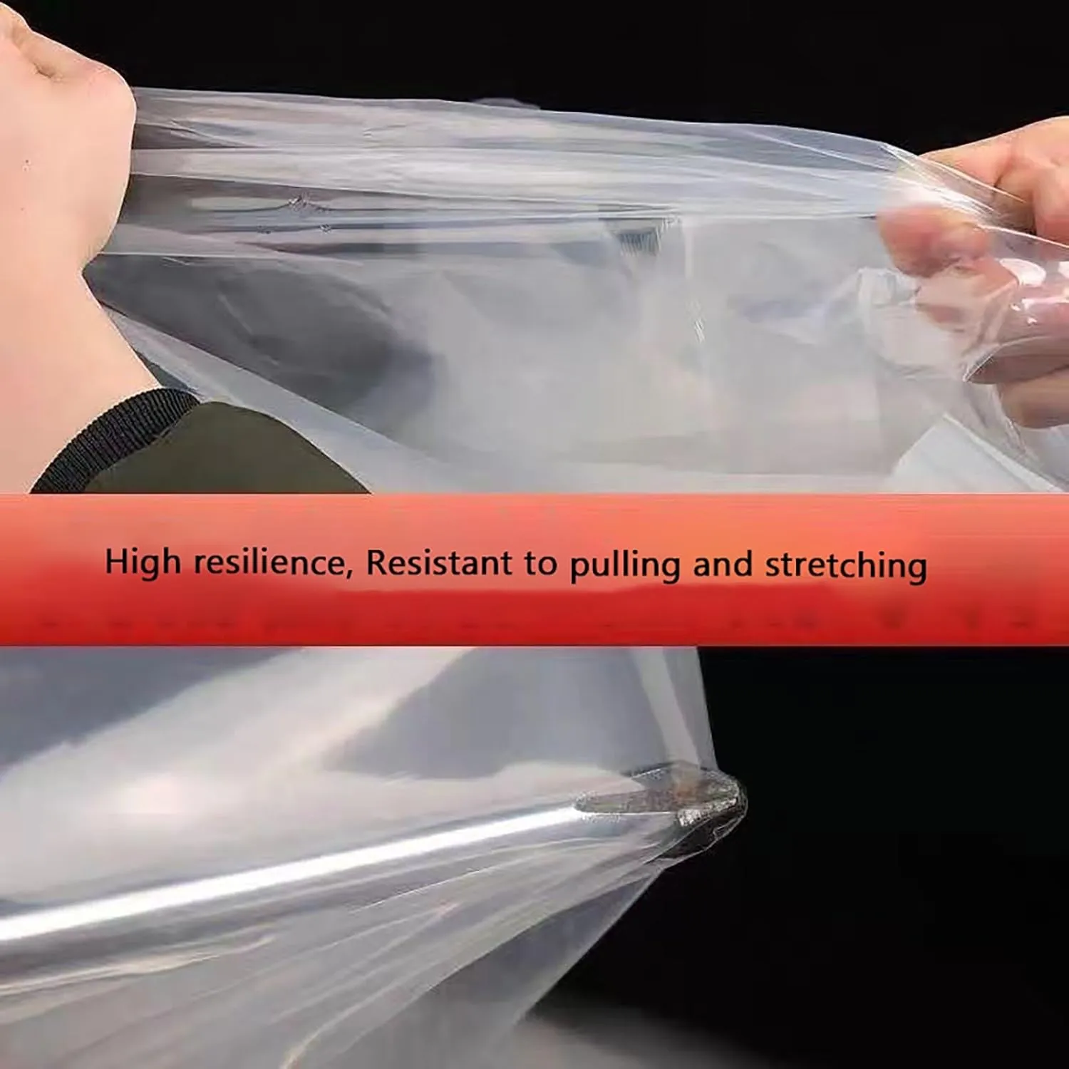 Rainproof, Wind-Proof Transparent Waterproof Tarpaulin,with Grommets Rope,Clear-Waterproof-Tarps-Outdoor,for Patio Enclosure, Camping, Outdoor Tent Cover ﻿(20x26 ft(6x8m))