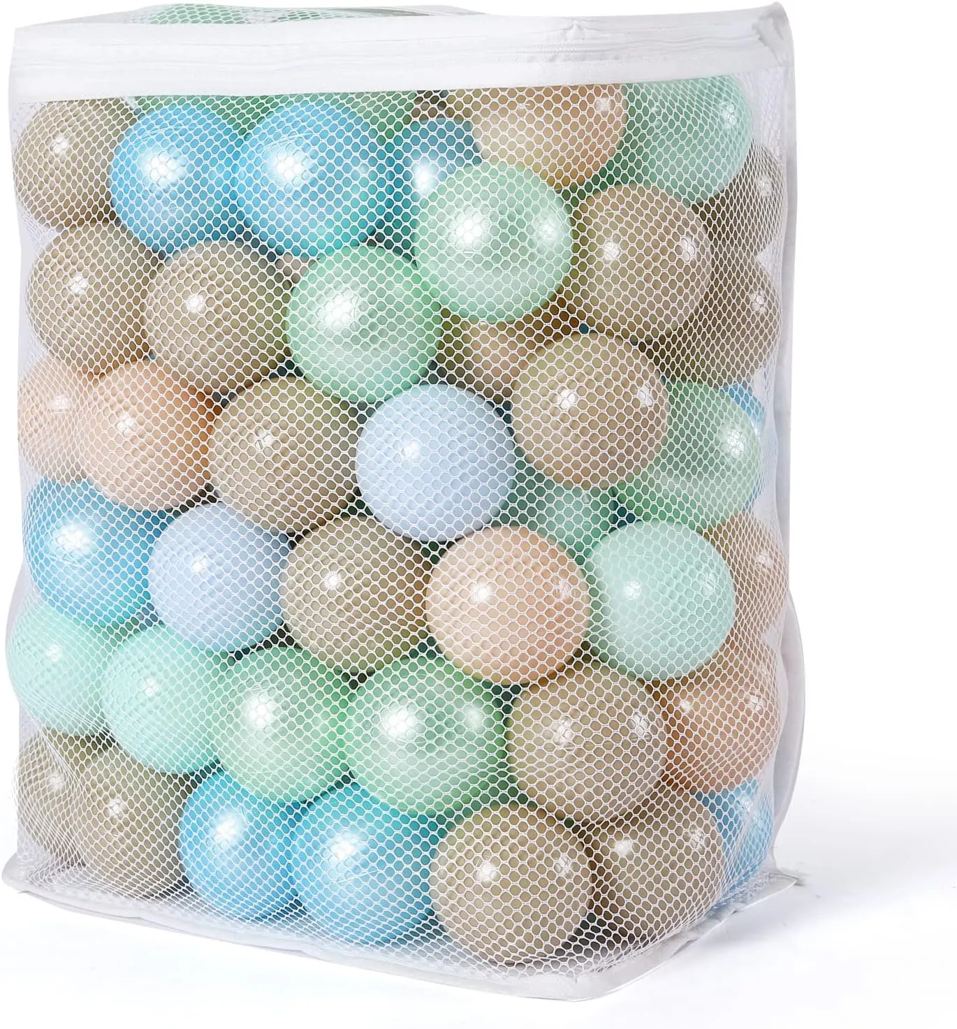 Realhaha Ball Pit Balls 100 Play Balls Plastic Balls for Baby Girls Toddlers Kids Play Tent Pool Playhouse Playpen Party Decoration 2.2 2.36 2.75 Inch