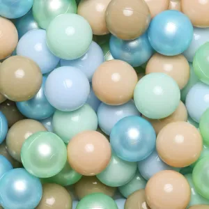 Realhaha Ball Pit Balls 100 Play Balls Plastic Balls for Baby Girls Toddlers Kids Play Tent Pool Playhouse Playpen Party Decoration 2.2 2.36 2.75 Inch