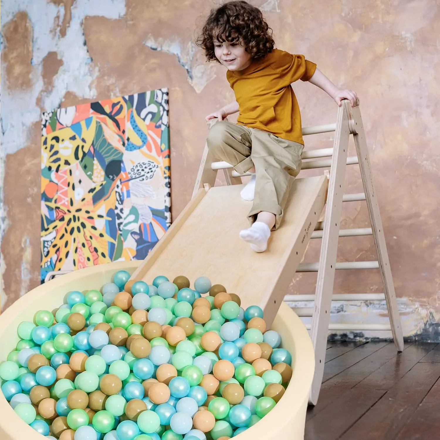 Realhaha Ball Pit Balls 100 Play Balls Plastic Balls for Baby Girls Toddlers Kids Play Tent Pool Playhouse Playpen Party Decoration 2.2 2.36 2.75 Inch
