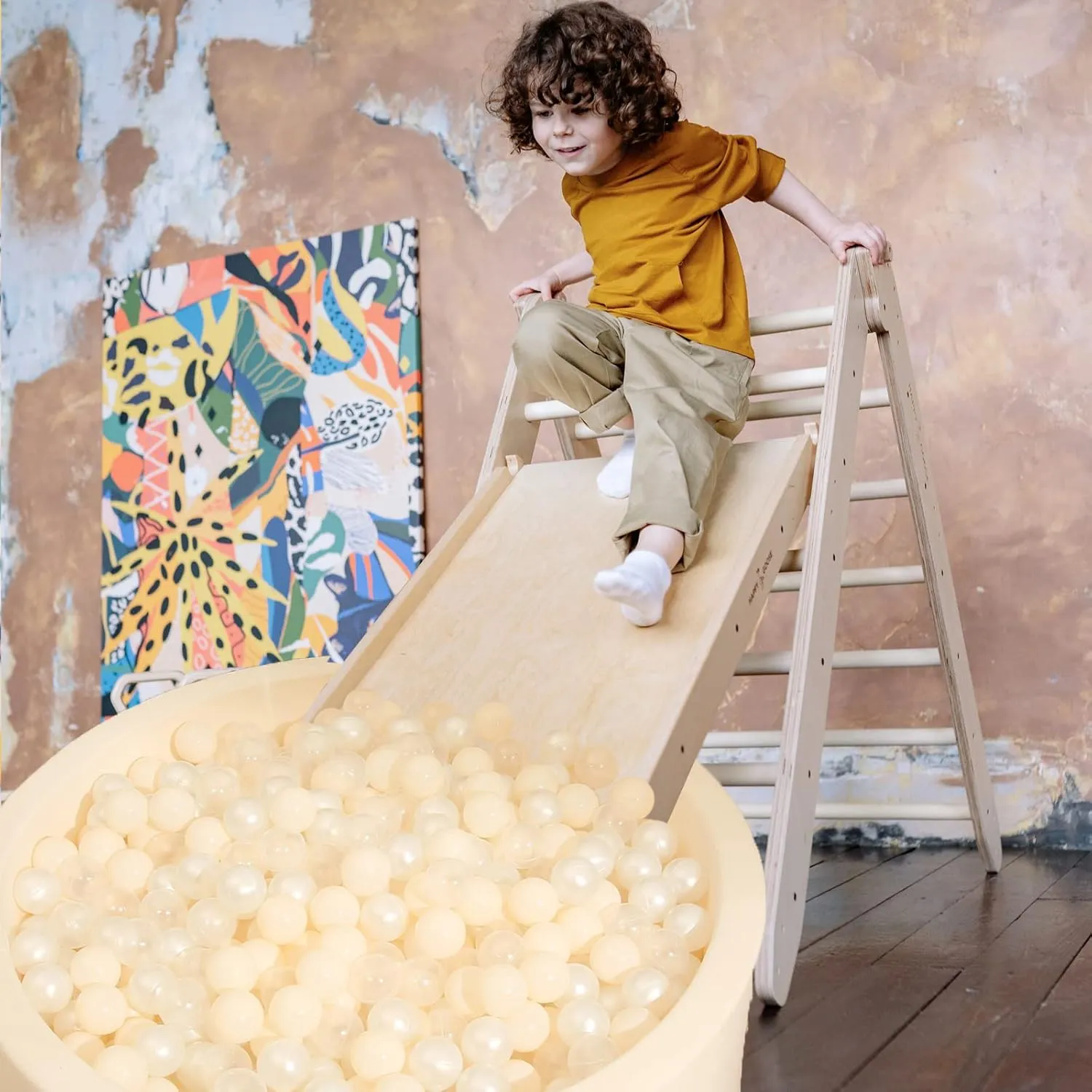 Realhaha Ball Pit Balls 100 Play Balls Plastic Balls for Baby Girls Toddlers Kids Play Tent Pool Playhouse Playpen Party Decoration 2.2 2.36 2.75 Inch