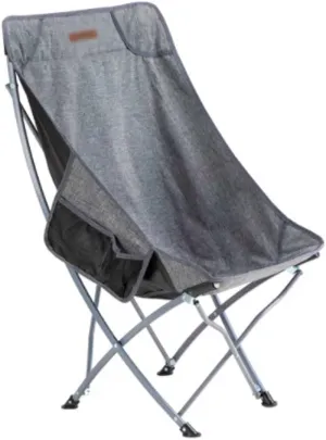 Recliner Chair,Foldable Moon Recliner,Outdoor Beach Chair,Portable Fishing Chair,Heightened Backrest,Blue,Gray,for Camping,Office,Picnic,Hiking.