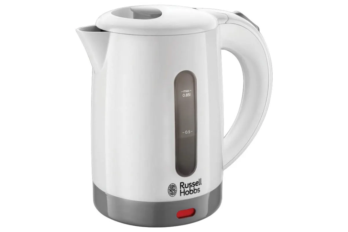 Russell Hobbs 0.85L Compact Travel Kettle | 23840 | White