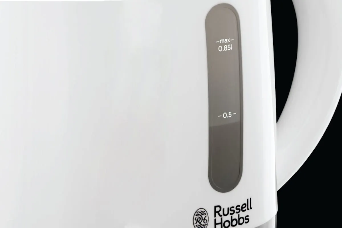 Russell Hobbs 0.85L Compact Travel Kettle | 23840 | White