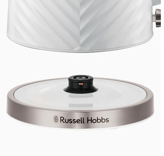 RUSSELL HOBBS<BR>
Groove Kettle 1.7L<BR>
White<BR>