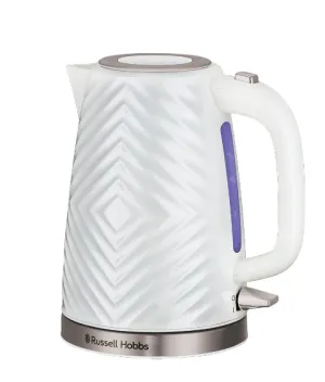 RUSSELL HOBBS<BR>
Groove Kettle 1.7L<BR>
White<BR>