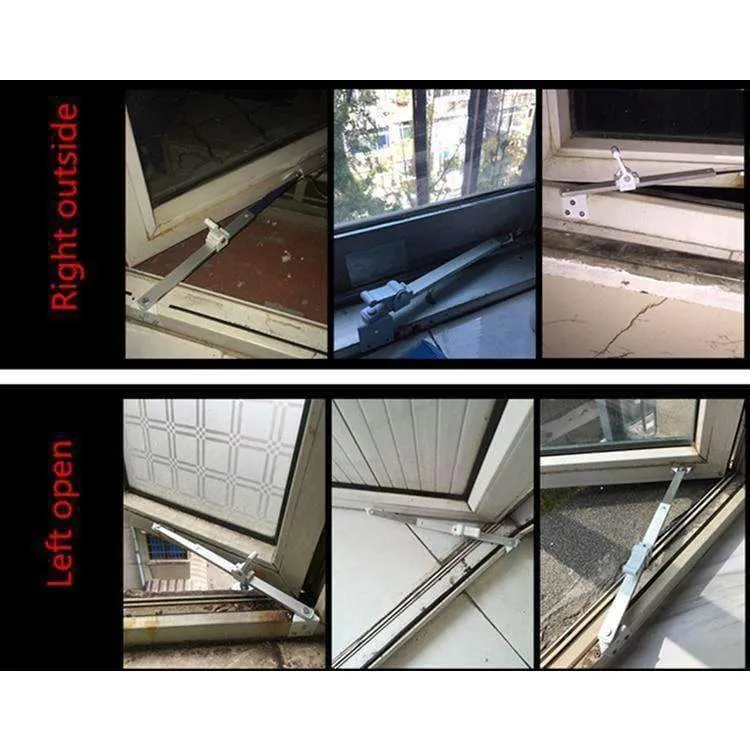 Rynx | 2pcs! Aluminum window wind support by wind support holder window pole telescopic start limit locator window accessory