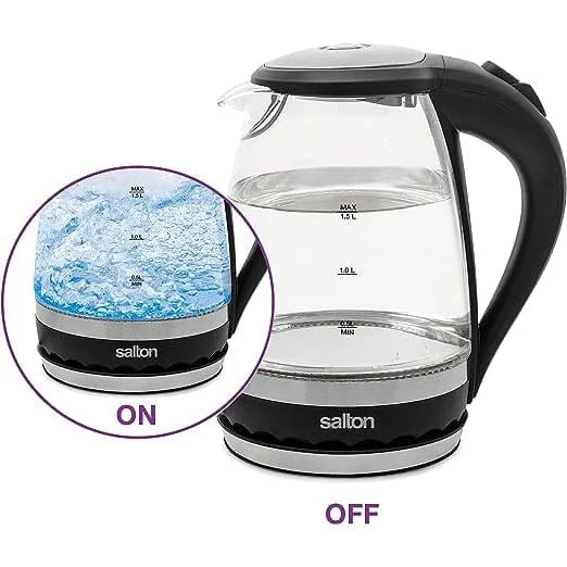 Salton Cordless Electric Glass Kettle
