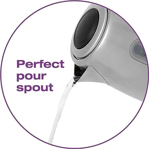 Salton Cordless Electric Stainless Steel Kettle
