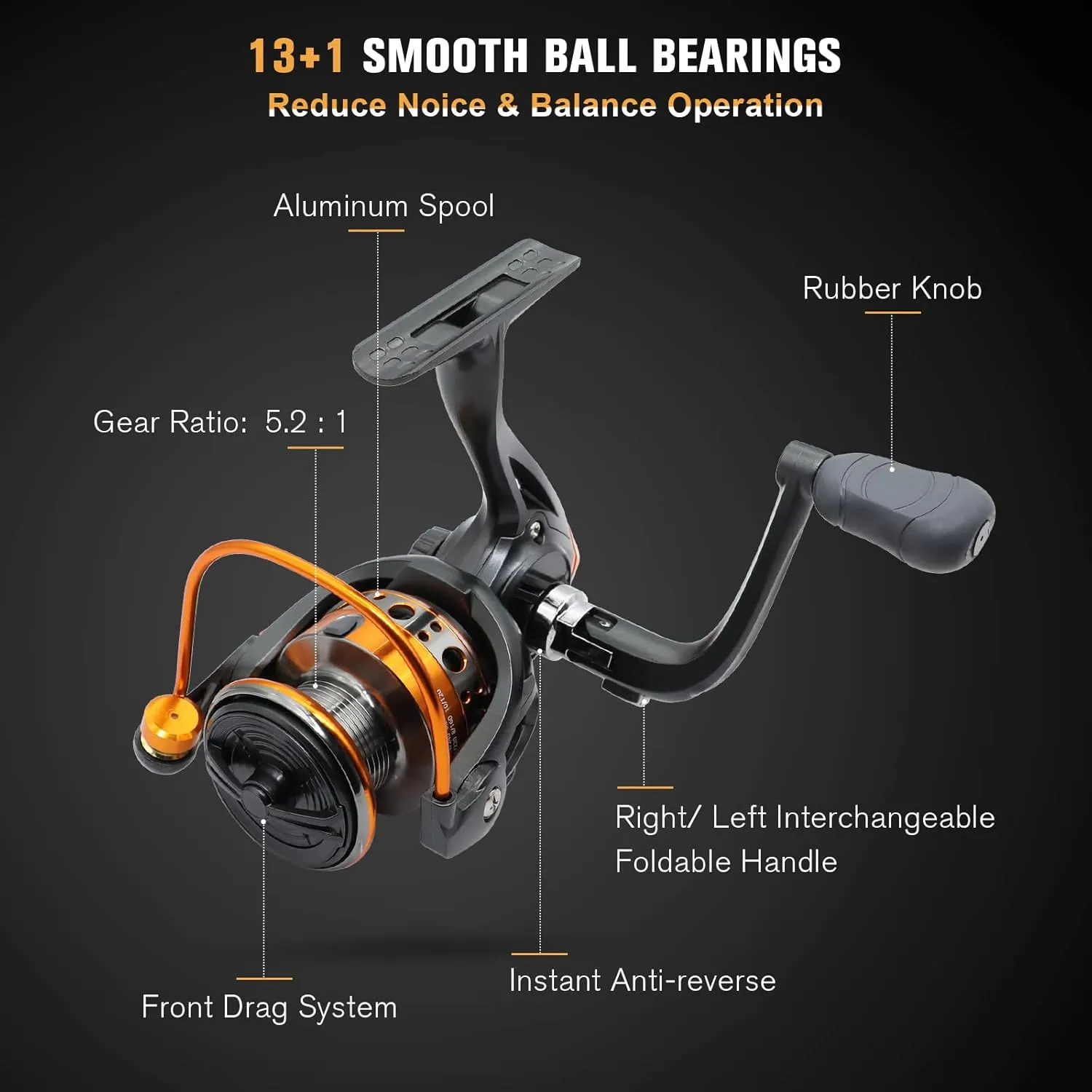 SANLIKE Fishing Rod and Reel Combos, Carbon Fiber Telescopic Fishing Pole Combo Set Quick Set Spinning Reel with Lures Accessories Travel Kit and Carrier Bag for Saltwater Freshwater