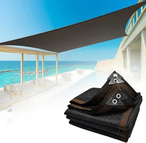Shade Cloth for Garden, 10 * 35 FT Outdoor Shade Fabric Mesh Tarp with Grommets, UV Resistant Sun Shade Netting for Plants, Pergola Cover, Patio, Privacy Fence, Backyard, Greenhouse