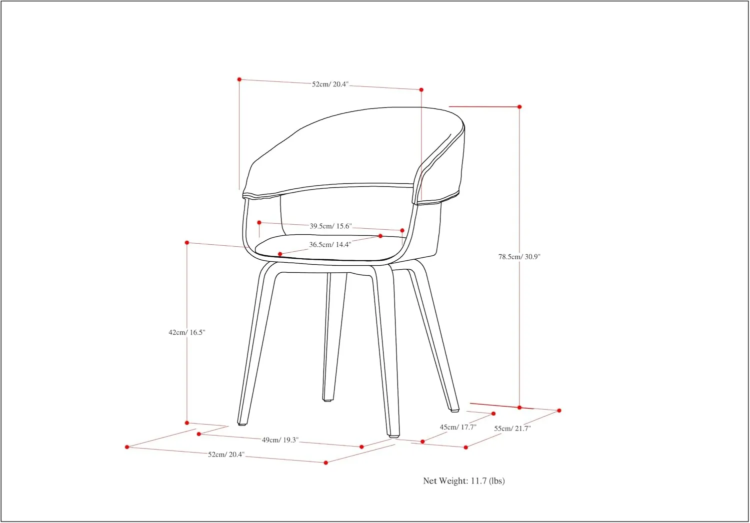 SIMPLIHOME Lowell Dining Chairs - Upholstered Walnut Finish Bentwood Frame and Linen-Style Fabric Kitchen Chair in Charcoal Grey, Modern Dining Room Seating with Curved Back and Padded Seat
