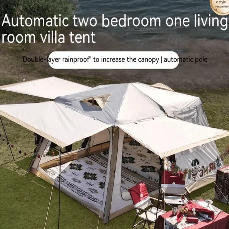 SKYSHELL - Automatic Two-Bedroom Tent PU 3000mm 8-10 ppl