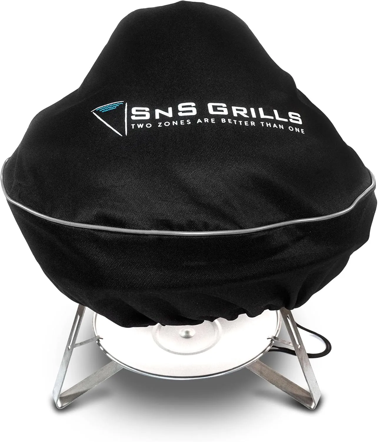 SnS Grills Slow ‘n Sear - Home 'N Roam Travel Kettle Grill Cover - Compact Waterproof & UV Resistant Cover for Portable BBQ