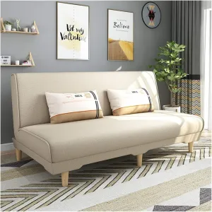 Sofa Bed, Small Room Apartment Folding Guest Bed, Dual-Purpose Foldable Sofa Bed, Multi-Functional Adjustable Recliner, Couch Bed Sofa Pull Out for Kids (Size : 47in) ()