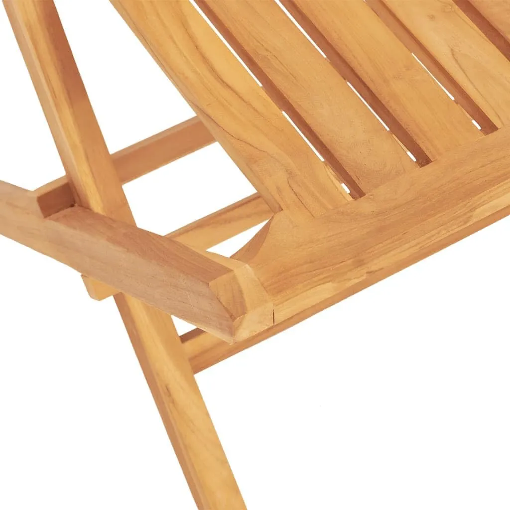 Solid Teak Wood Folding Patio Chairs 2-Pack 18.5x18.5x35 Outdoor Furniture Foldable Seating with Slatted Design for Garden Poolside Beach Camping