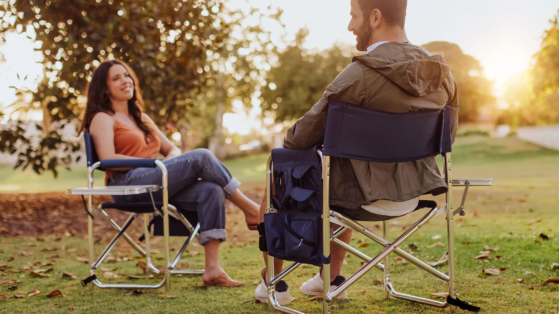 Sports Chair with Side Table,Beach Chair,Camp Chair for Adults, Camping Chair