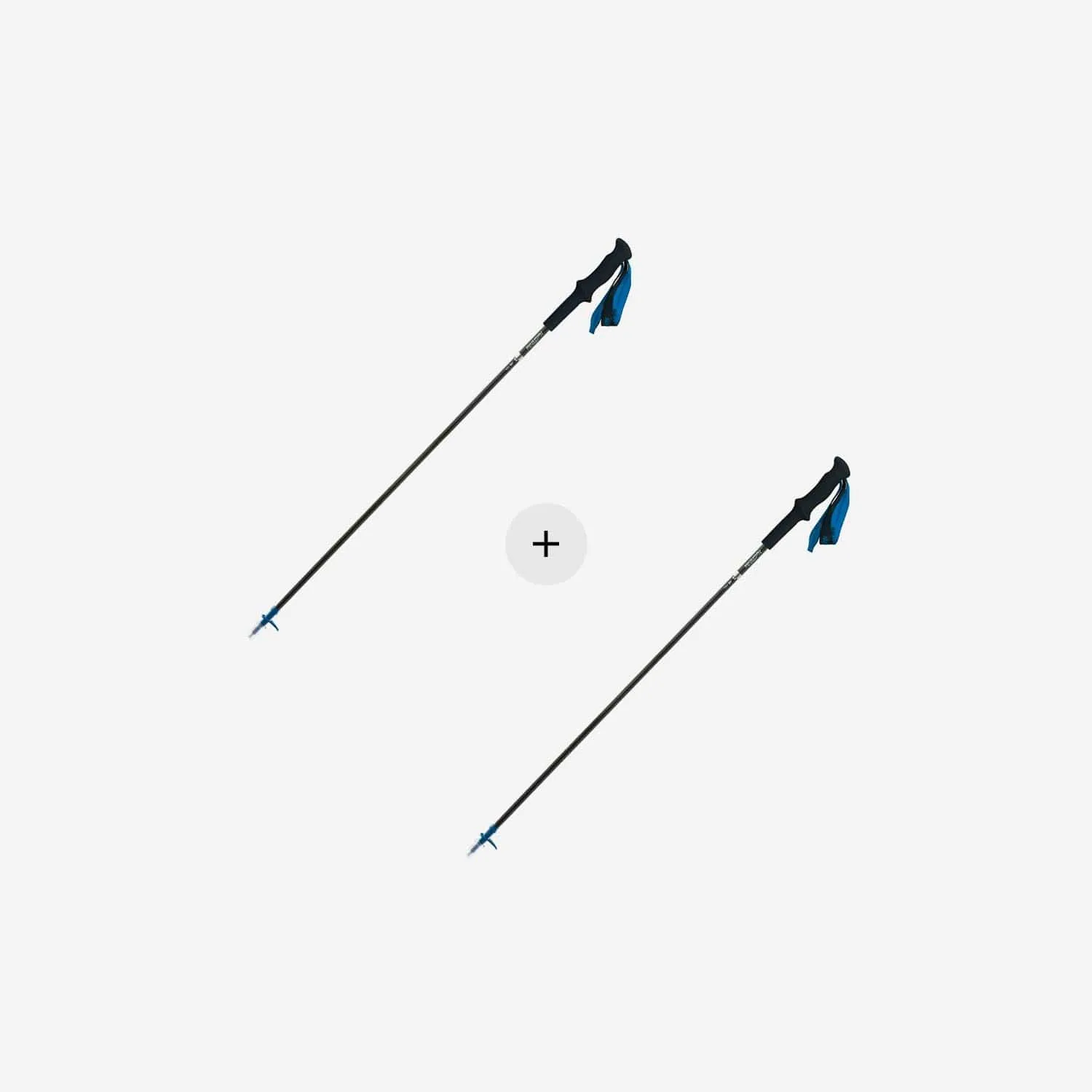 ST08 4 Node All Carbon Z Fold Trekking Pole x 2 Bundle