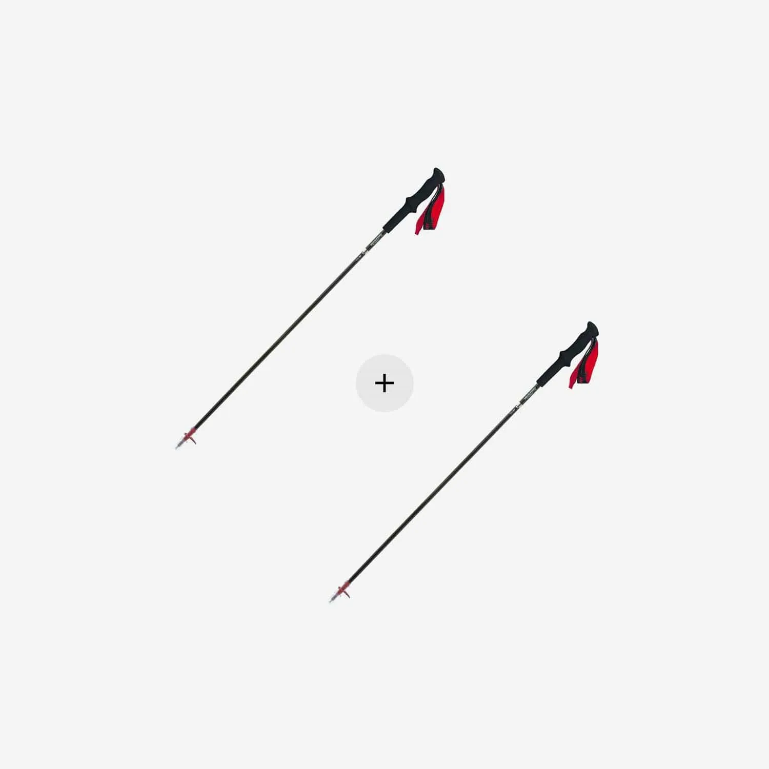 ST08 4 Node All Carbon Z Fold Trekking Pole x 2 Bundle