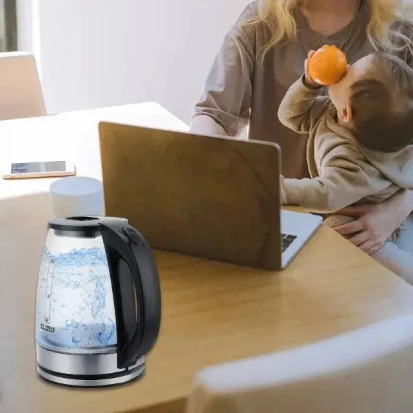 Stylish Boiling Solution Electric Kettle in Stainless Steel 1.8L