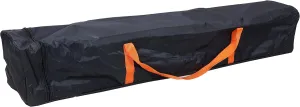 Sunnydaze Large Duffle Bag - Long Camping Bag for Tent or Equipment - Canopy Replacement Storage - Heavy-Duty - Black - 45.5 Inch
