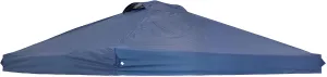 Sunnydaze Pop-Up Canopy Replacement Top - 12x12 Canopy Replacement Cover Only - Tent Shade Cover with Vent - Blue