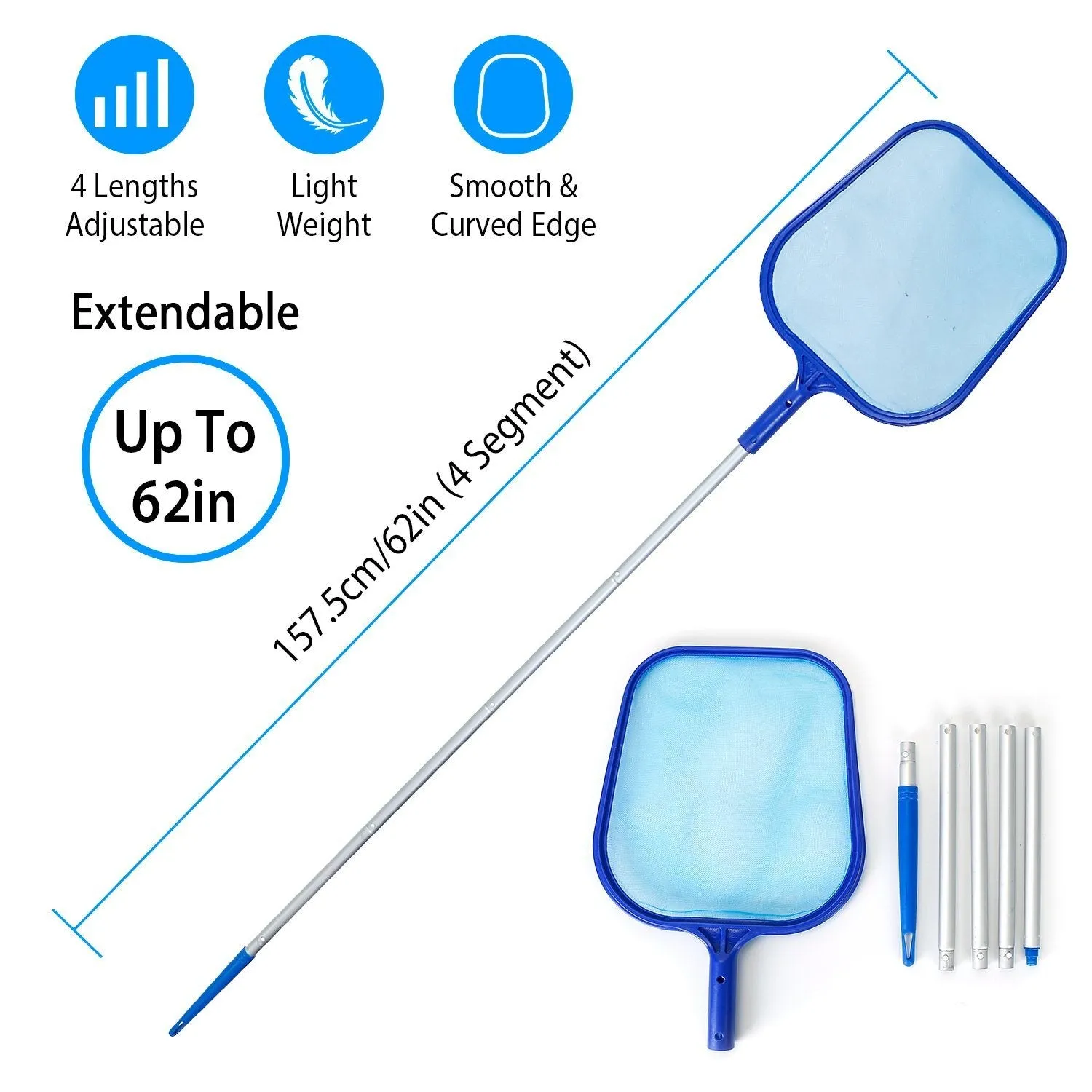 Swinging Pool Skimmer Cleaner Mesh Net