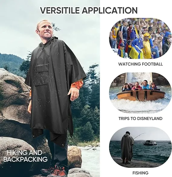 TACTEC Hooded Rain Poncho