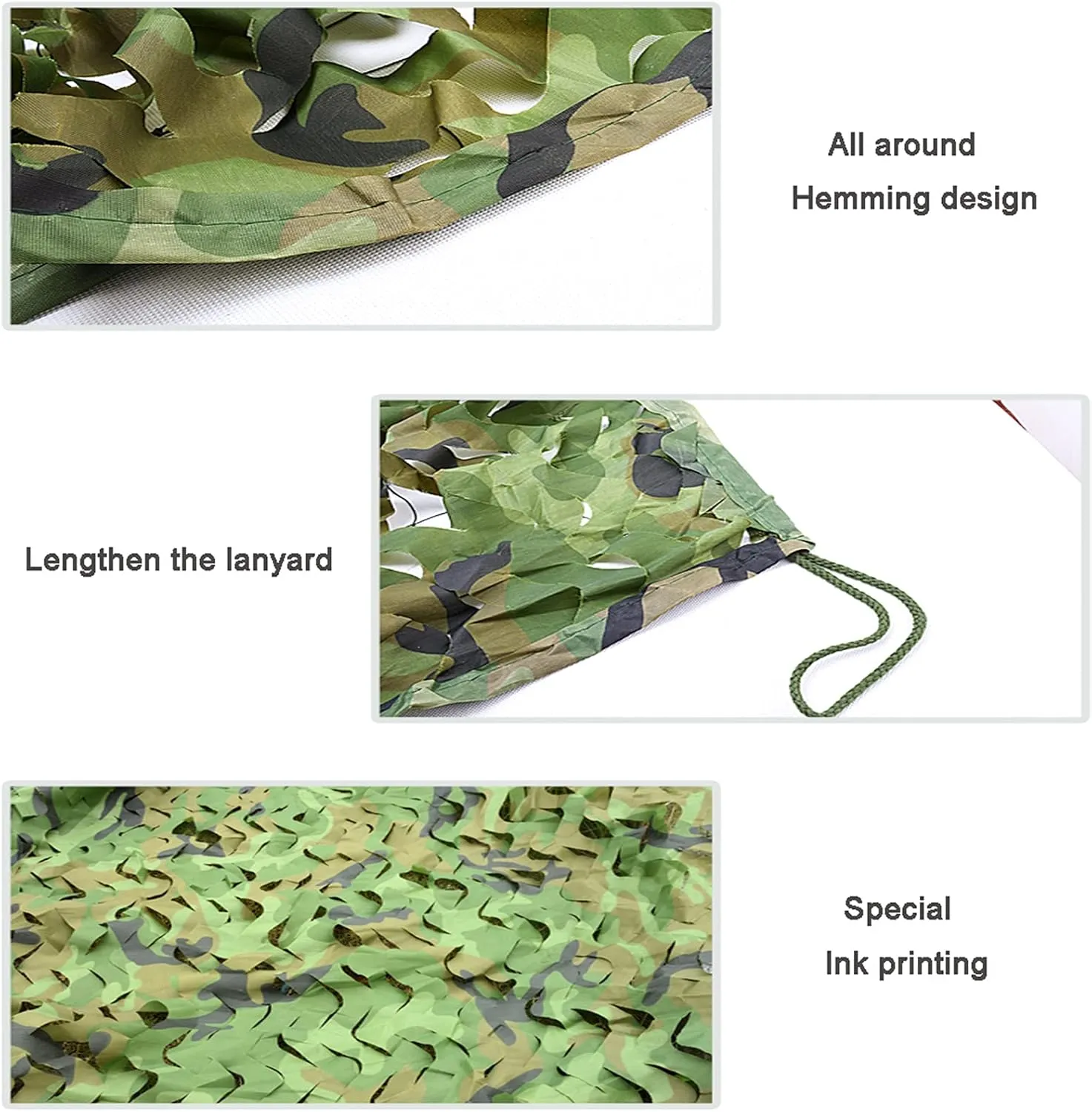 Tarp Mesh Net,Camouflage Net,Army Military Camo Net Car Covering Tent Hunting Blinds Netting Optional Size 2X3m 2X4m 2X6m 3X3m 3X4m 4X6m 5X8m 8X10m 9X9m 10X10m,2 * 6m(6.56 * 19.69ft)