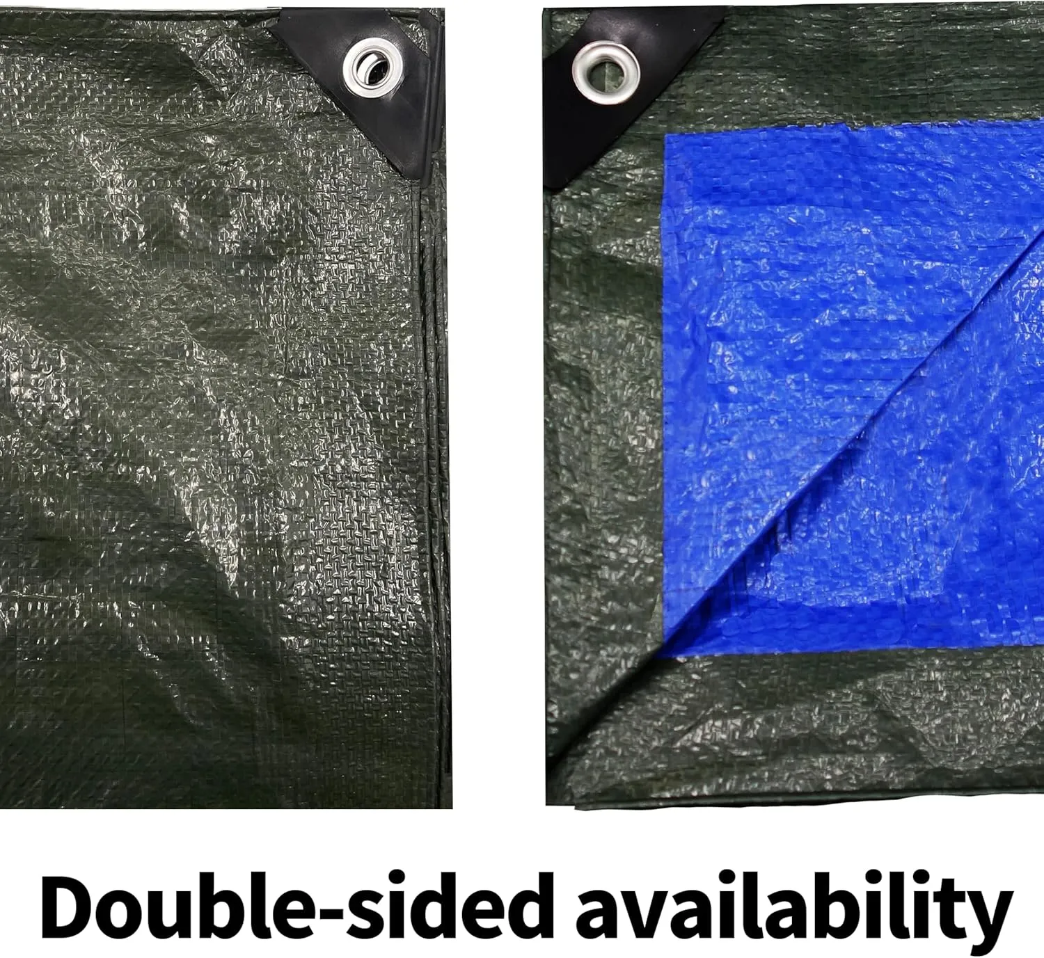 TARPAL 30x30 Feet Green Tarp Waterproof Multipurpose Protective Cover All Purpose Outdoor Poly Tarps Cover for Swimming Pool, Roof Waterproofing,Boat, car, Camping, firewood,Outdoor Furniture,etc