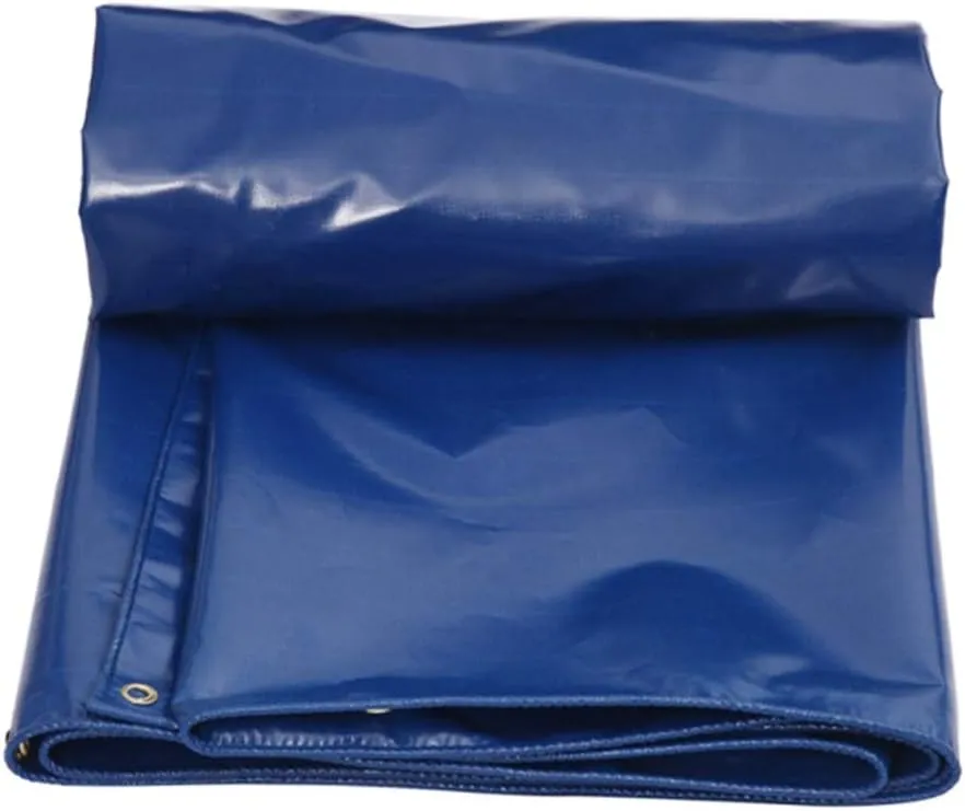 Tarpaulin Tarp Sheet Cover Sheet Heavy-Duty UV Protected Sun Protection Outdoor Pool Cover Camping Tent，24 Sizes DTVEW (Color : Blue, Size : 12x20m)
