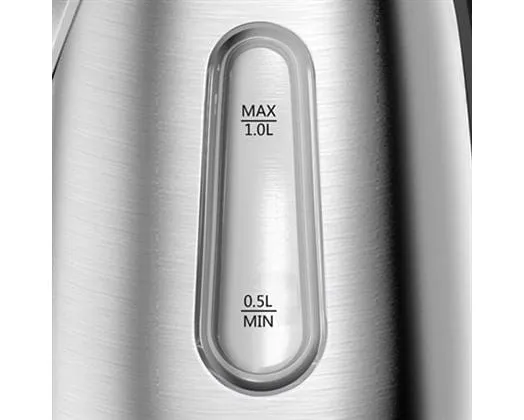 Taurus Kettle 360 Degree Cordless Stainless Steel Brushed 1L 1500W Selene 958561