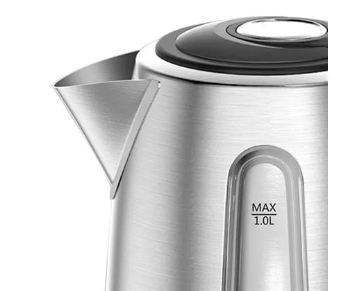 Taurus Kettle 360 Degree Cordless Stainless Steel Brushed 1L 1500W Selene 958561
