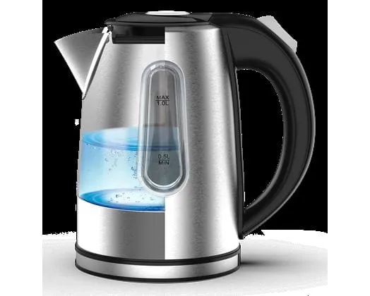 Taurus Kettle 360 Degree Cordless Stainless Steel Brushed 1L 1500W Selene 958561