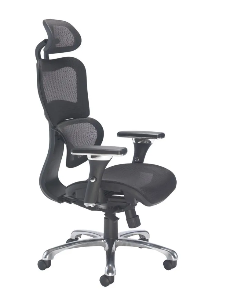 TC Group Chachi High Back Ergonomic Operator Chair Black