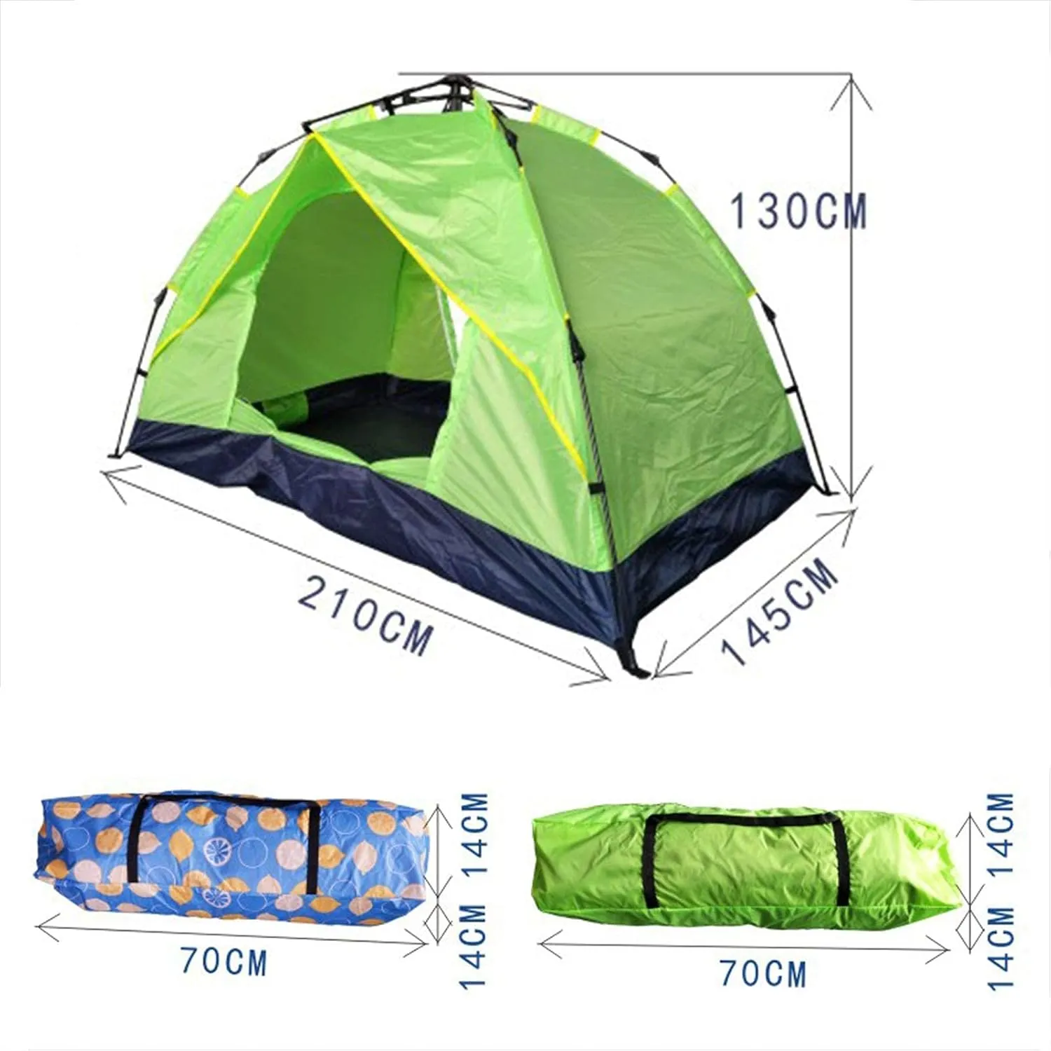 Teepee Tent for Adults 3-4 Person Family Camping Tent,Instant Automatic pop up Camping Tent,Protection,Perfect for Outdoor,Traveling,Camping,Fishing,etc