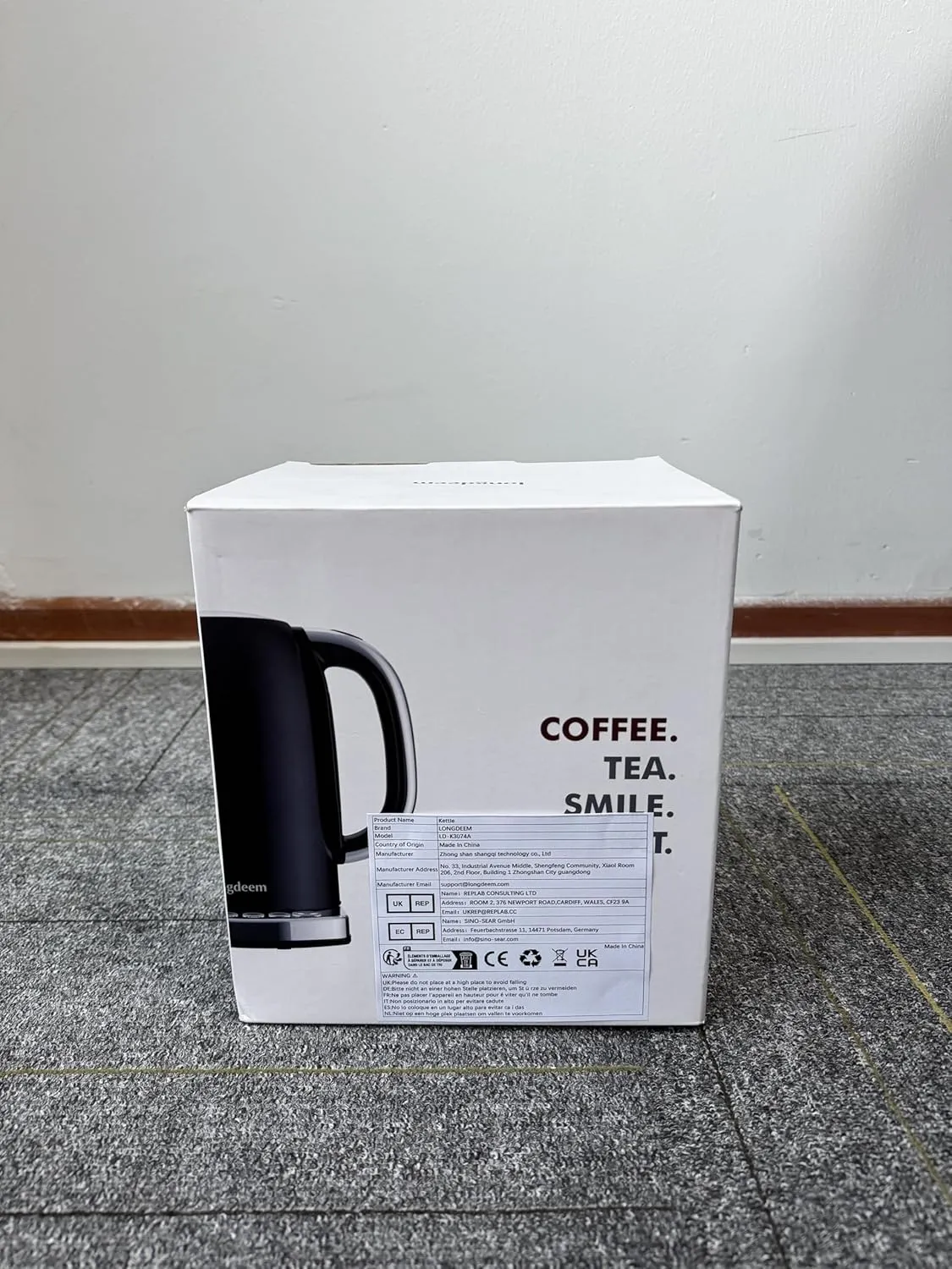 Temp Control Electric Tea Kettle, 1.7L Stainless Steel Water Boiler & Heater, Fast Boiling 1500 Watts, Cordless Kettle with Auto Shutoff, BoilDry Protection, LED Light, Silver