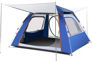 Tent Outdoor Camping Thickening Large-Scale Fully Automatic Tent Wild Camping Rain-Proof and Rain-Proof Beach