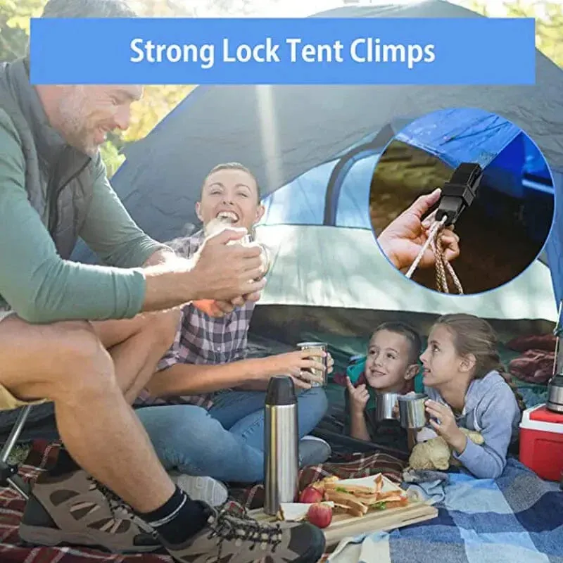 TentGrip™ - Adjustable Heavy Duty Lock Grip for Tarp & Shade Cloth (10pcs)