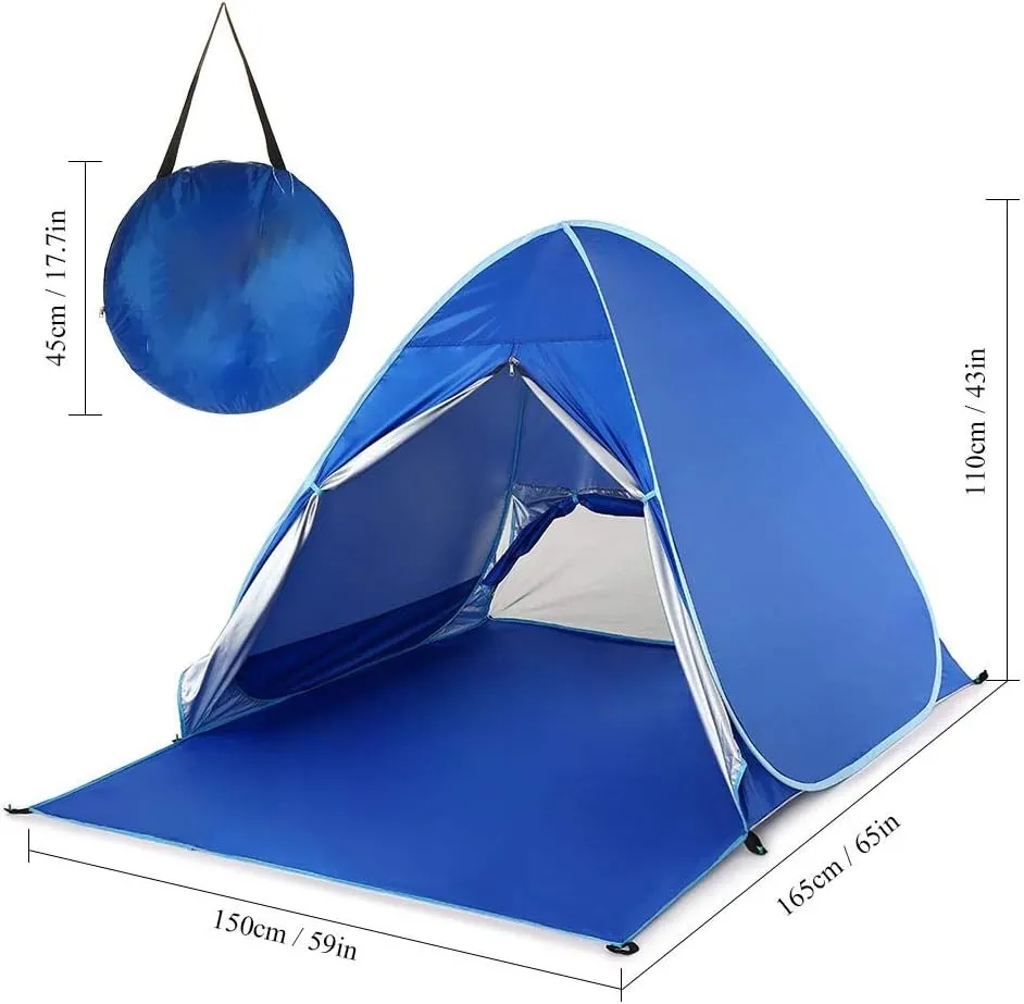 Tents Automatic Tent UV Protection Outdoor Camping Tent Instant Pop Up Beach Tent Lightweight Sun Shelter Tents Cabana Awning