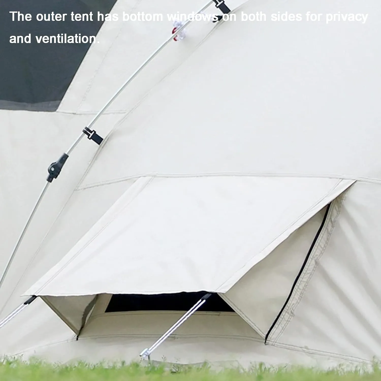 Tents Camping Tent with Instant Setup with Inbuilt Porch, 5-8 Person U2000mm Weatherproof Family Tunnel Tents for Fishing Hiking Picnic, Included Carry Bag