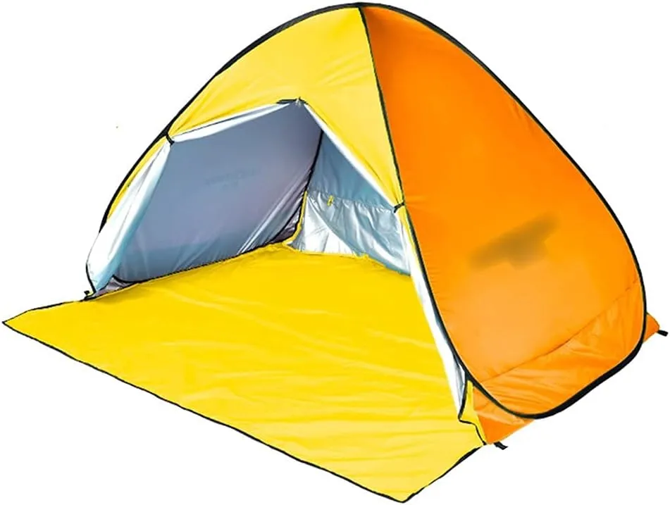 Tents Dome Frame Pop-Up Automatic Fishing Sunshade Rain Speed Open Portable Folding Outdoor Beach Seaside Sunscreen Speed Open