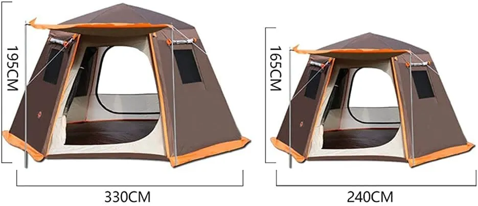 Tents Pop Up 2-4 5-8 Man Person Camping Waterproof Instant Automatic Easy Set Up Dome Holiday